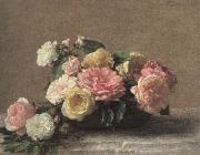 Henri Fantin-Latour roses in a dish Germany oil painting artist